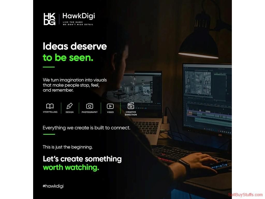 Delhi HawkDigi | AI Video Production, Video Editing, Motion Graphics & Sound Studio in Delhi
