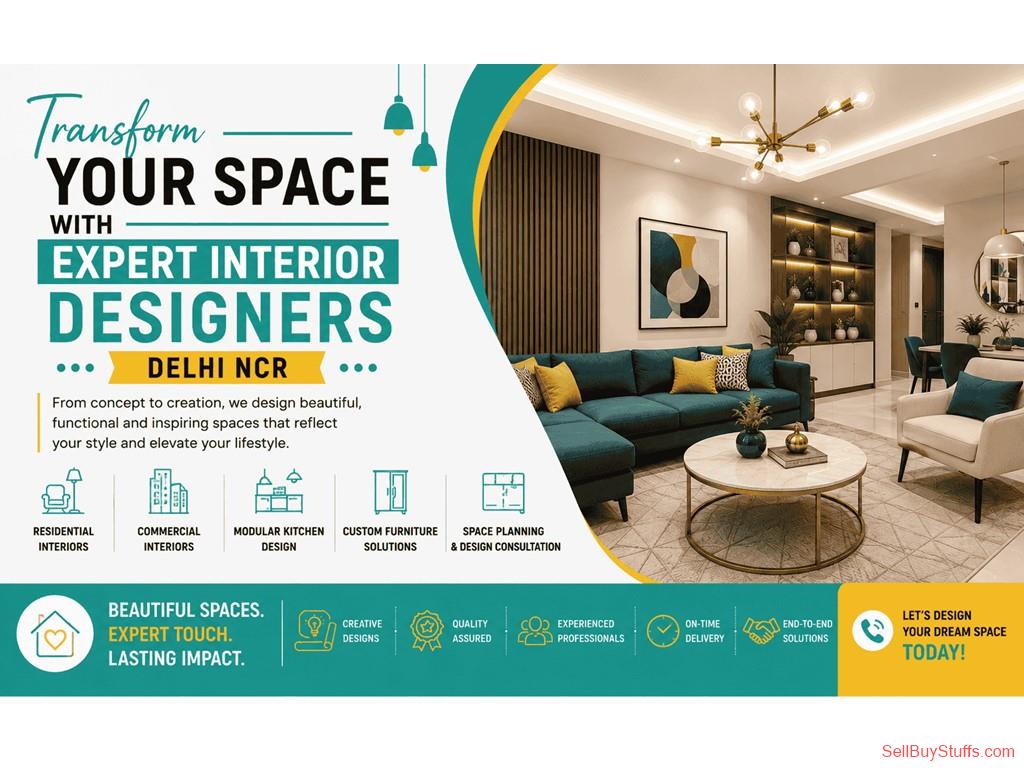 Greater Noida Transform Your Space with Expert Interior Designers in Delhi NCR