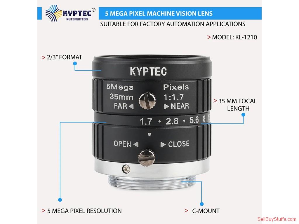 Delhi 35 MM 5 MP Machine Vision Lens, F1.7–16, 2/3-Inch C-Mount