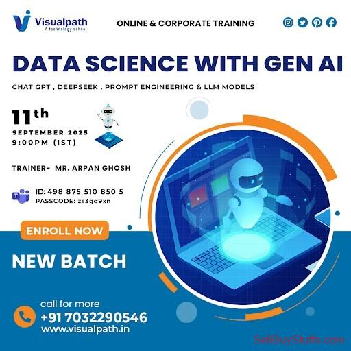 HYDERABAD-TELANGANA Data Science With Gen Ai New Batch Online 