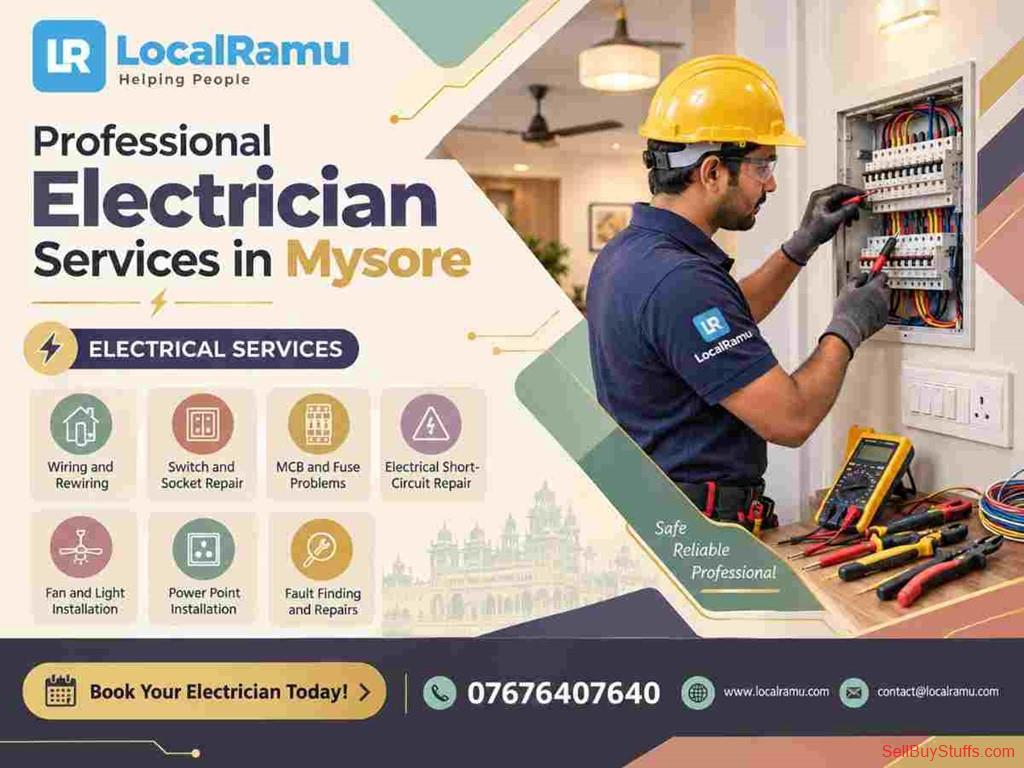 Australia Classifieds Professional Electrician Service in Mysore by LocalRamu