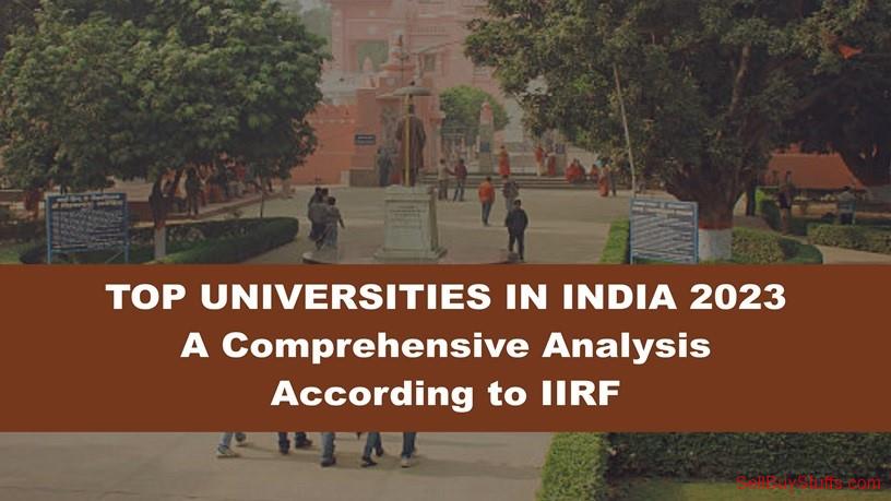 second hand/new: Top Universities in India assigned a specific weightage