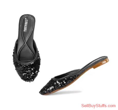 Mumbai Slip-On Mules with Embellishments