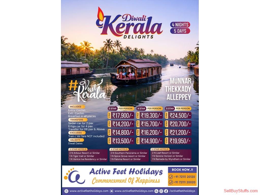 Australia Classifieds Kerala Tour Package – 4 Nights & 5 Days | Active Feet Holiday