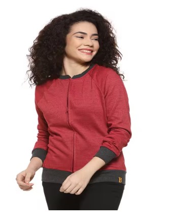 Mumbai Textured Sweatshirt with Full Sleeves