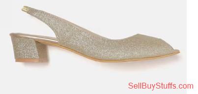 Mumbai Peep-Toe Slingback Heeled Sandals