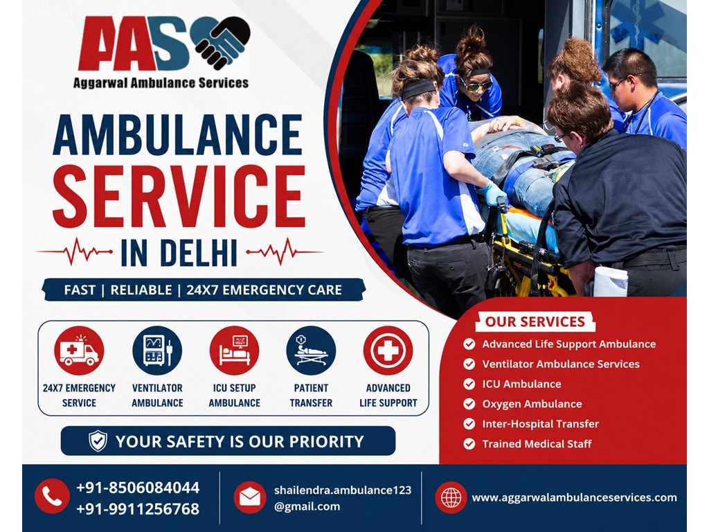 24/7 Ambulance Service in Delhi | Aggarwal Ambulance Service