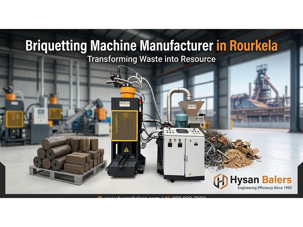 Australia Classifieds Briquetting Machine manufacturer in Rourkela | Hysan Balers