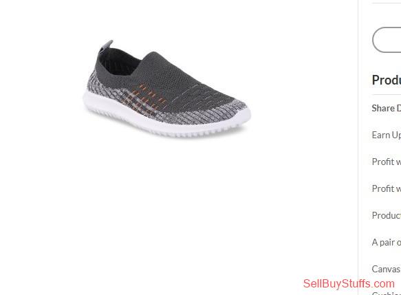 Mumbai Myntra New-FEETWELL SHOES Boys Grey Textured Slip-On Sneakers