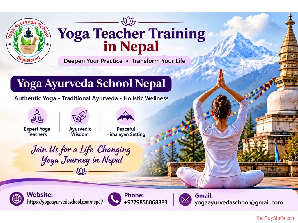 Rishikesh Certified Yoga Teacher Training in Nepal - Yoga Ayurveda School