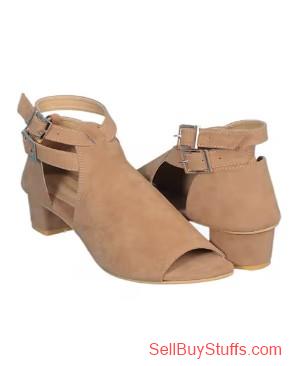 Kalyan Heeled Sandals with Dual Ankle Straps