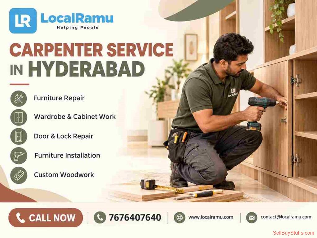 HYDERABAD-TELANGANA Professional Carpenter Service in Hyderabad LocalRamu Services