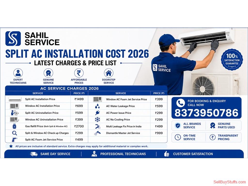 Australia Classifieds Split AC Installation Cost 2026: Latest Charges and Price List