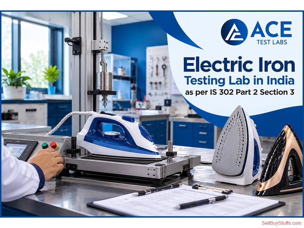 Sonipat Electric Iron Testing Lab in India as per IS 302 Part 2 Section 3 