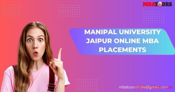 Jaipur Manipal University Jaipur Online MBA Placements