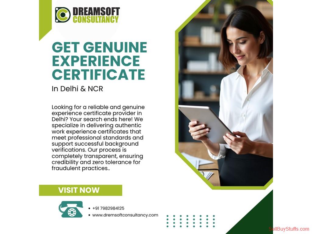 Delhi  Experience Certificate Provider in Delhi :