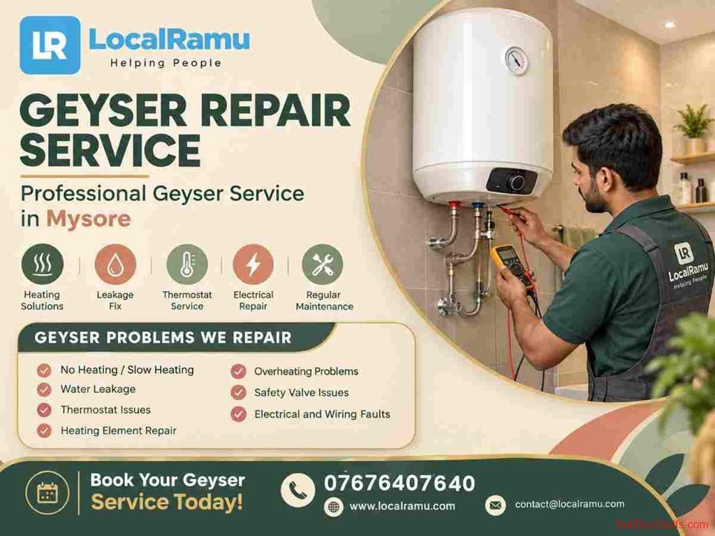 Mysore Smart Geyser Repair Service in Mysore by LocalRamu