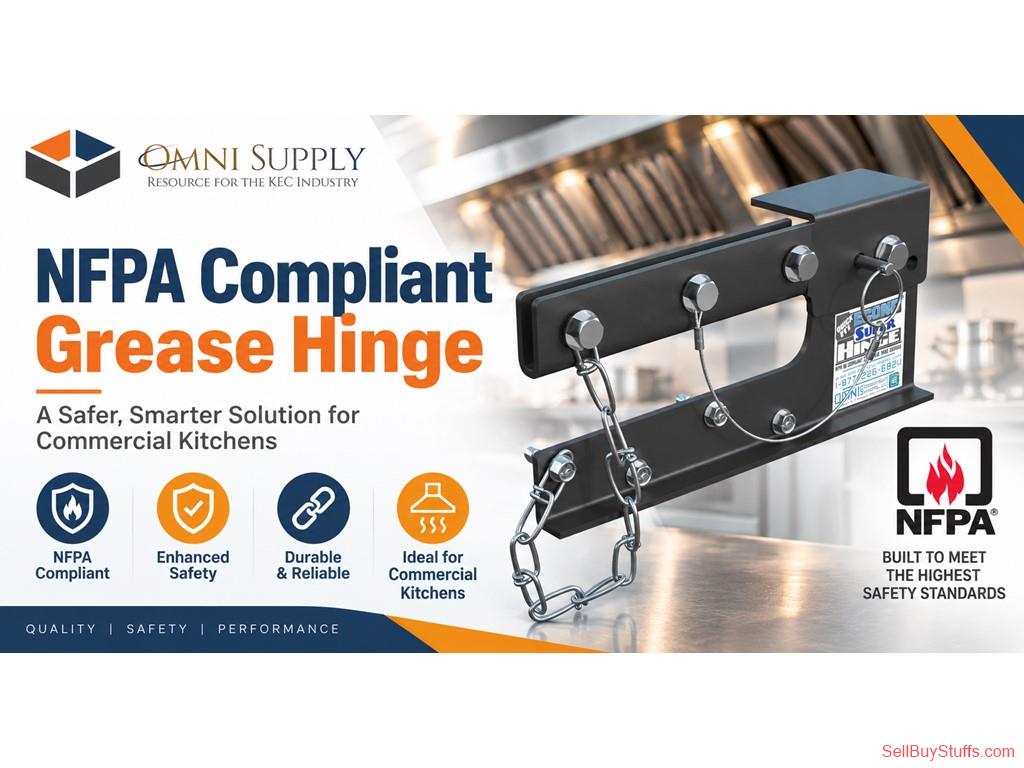 Adoor NFPA Compliant Grease Hinge for Fire Safety