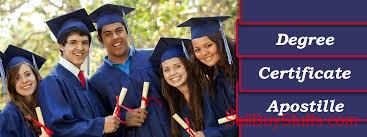 Degree Certificate Apostille Services In India