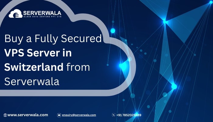 Jaipur Buy a Fully Secured VPS Server in Switzerland from Serverwala 