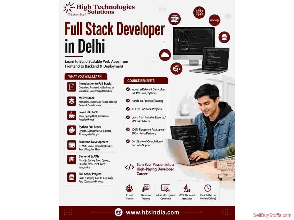 Australia Classifieds Full Stack Developer Course in Delhi with Projects