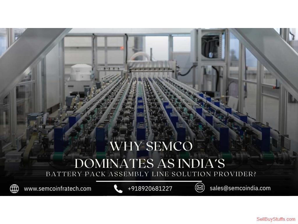 Delhi Automatic Assembly Line for Battery Manufacturing by Semco