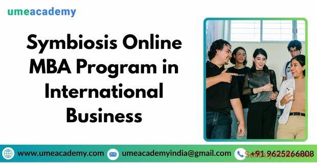 Pune In recent years INDIA has made great progress in the global trade market by increasing the import and export business. That somehow created high demand  for MBA candidates in the international business department. Companies are looking for professionals who understand the foreign market, its pros and cons and can easily handle a company's business relations with others.  For more visit this site:- https://www.umeacademy.com/latest-articles/symbiosis-online-mba-program-in-international-business/ Contact Us: +91 9625266808 Email Id :-:umeacademyindia@gmail.com