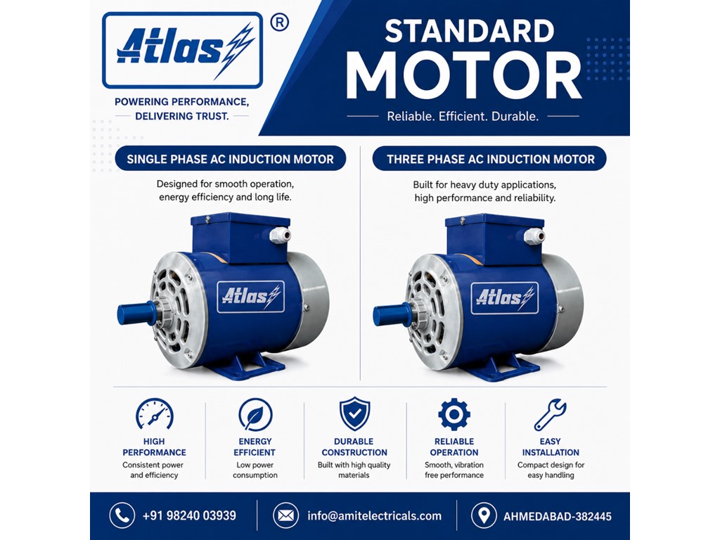 Top Standard Motor Company in Ahmedabad | Atlas Electrical