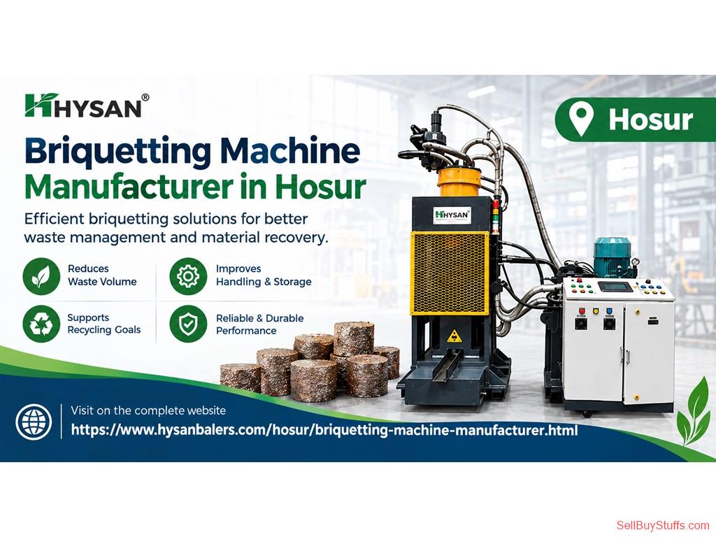 Delhi Briquetting machcine manufacturer in Hosur