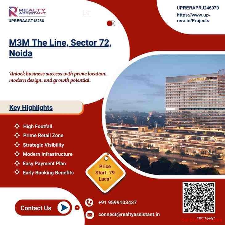 NOIDA M3M The Line Noida, A Landmark of Modern Retail Excellence