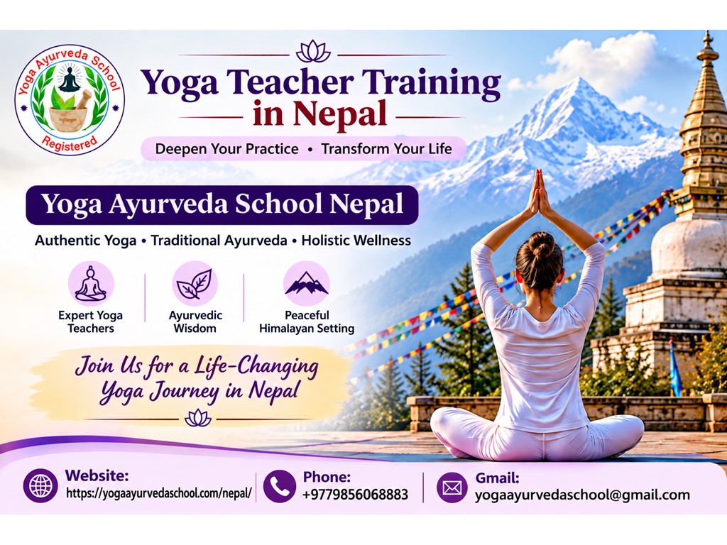 Rishikesh Certified Yoga Teacher Training in Nepal - Yoga Ayurveda School