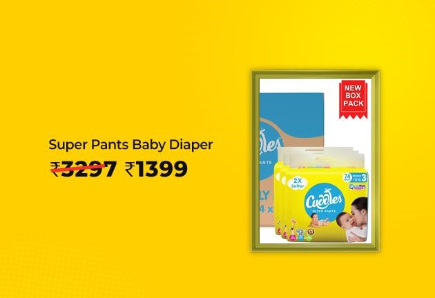 Mumbai Super Pants Baby Diaper @ Rs 1399 Worth Rs 3297