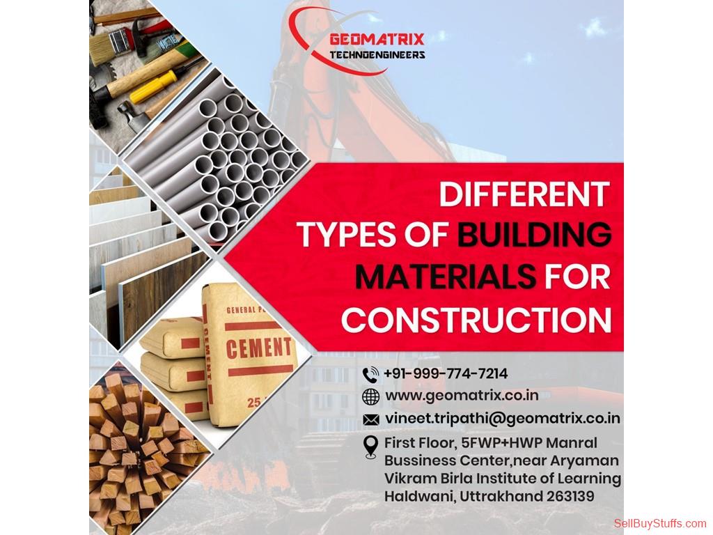 Haldwani Different Types of Building Materials for Construction