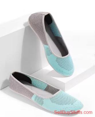 Mumbai Knitted Slip-On Ballerinas