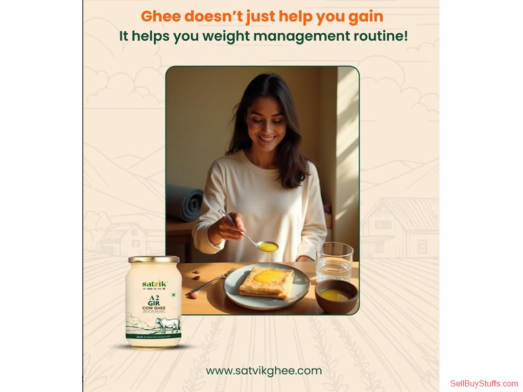 Ahmedabad Order Pure A2 Vedic Bilona Gir Cow Ghee | Satvik Ghee