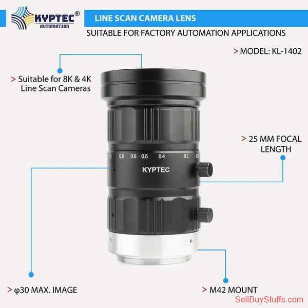 Australia Classifieds 25 MM 8K / 4K Line Scan Camera Lens for High-Speed Industrial Inspection | M42 Mount – Kyptec Automation®