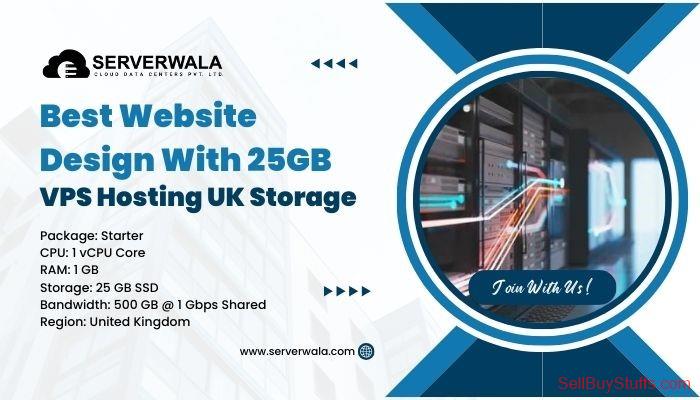 Best Website Design With 25GB VPS Hosting UK Storage