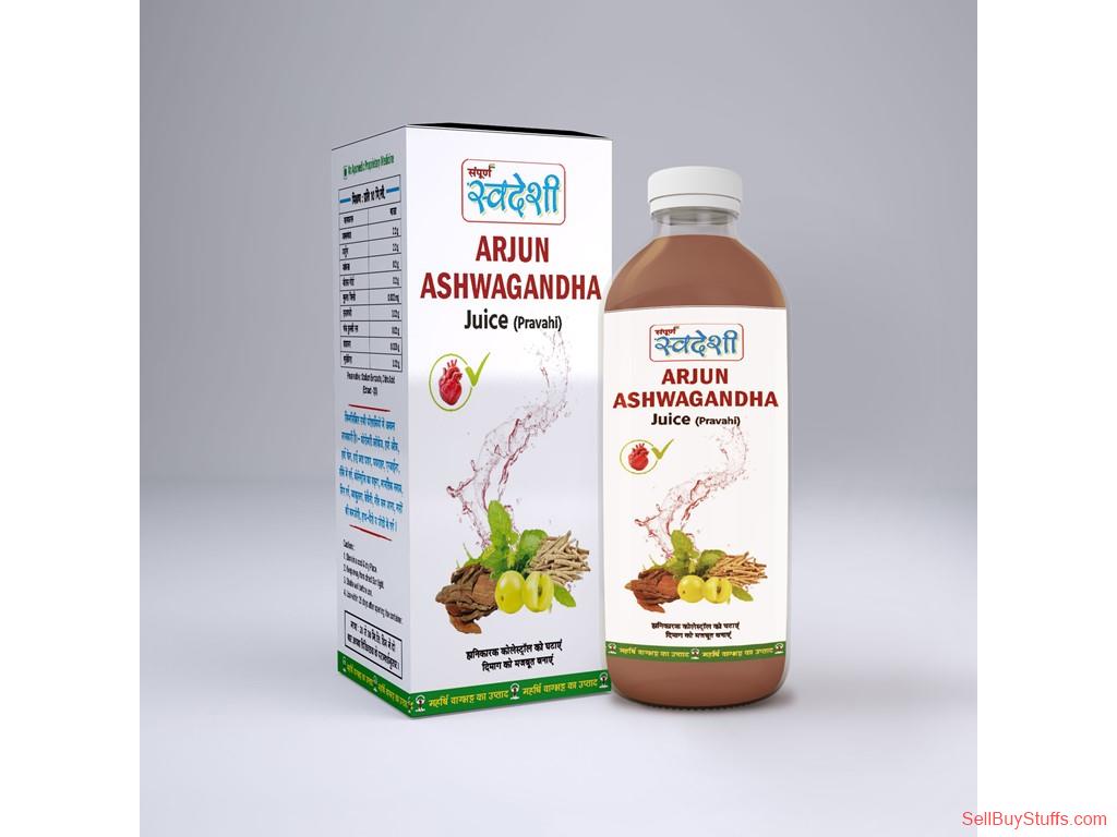 Sonipat Arjun Aswagandha Juice: Ayurvedic for Good Health and Energy 