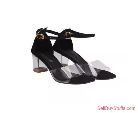 Mumbai Ankle-Strap Block Heeled Sandals