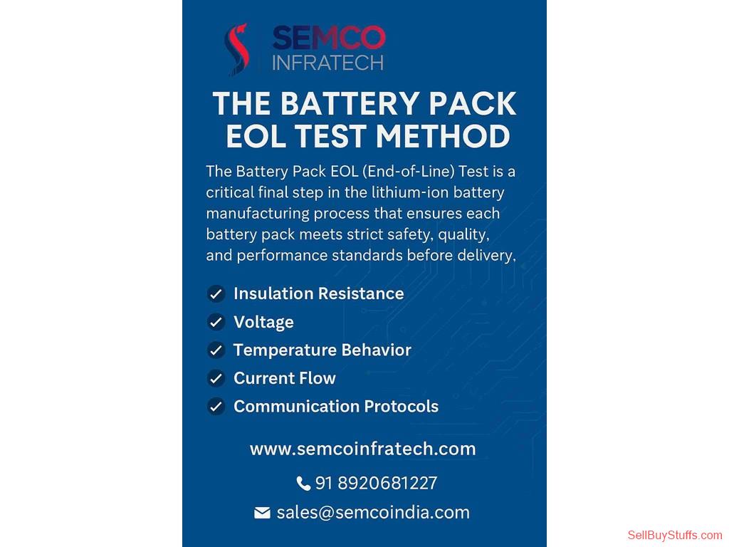 Delhi Battery Production Floor Testing Solutions from Semco Infratech