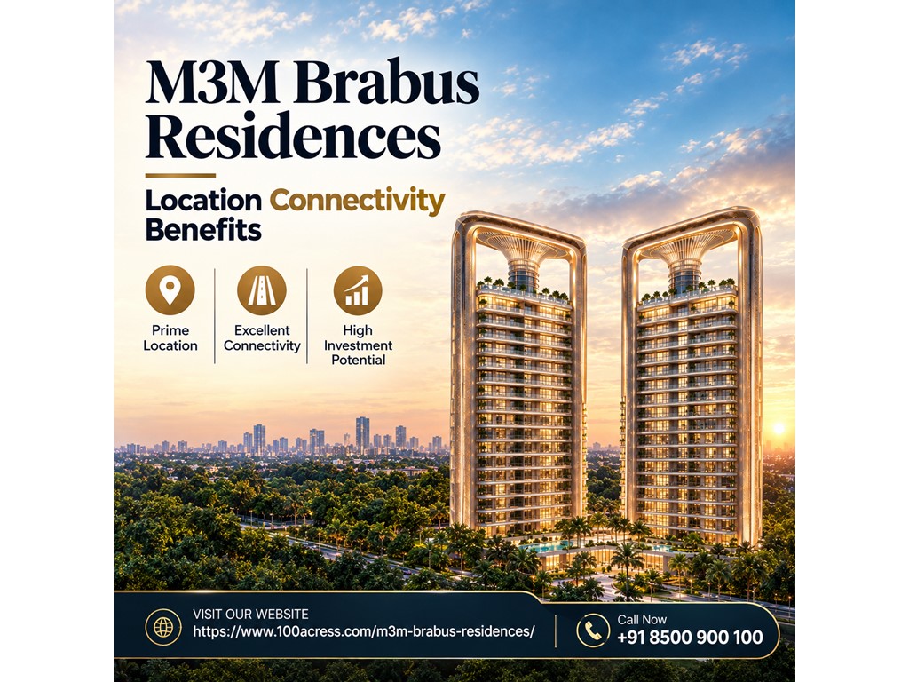 Gurgaon M3M Brabus Residences Luxury Flats for Sale in Gurgaon