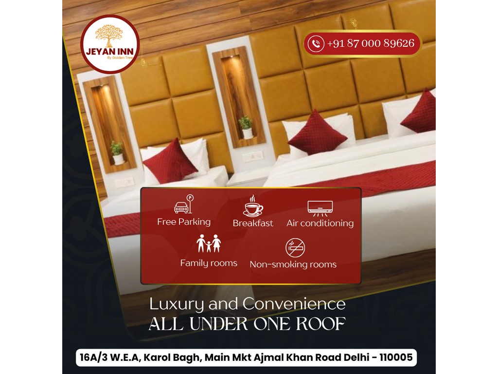 second hand/new: Why is Jeyan Inn Considered the Best Hotel in Karol Bagh?