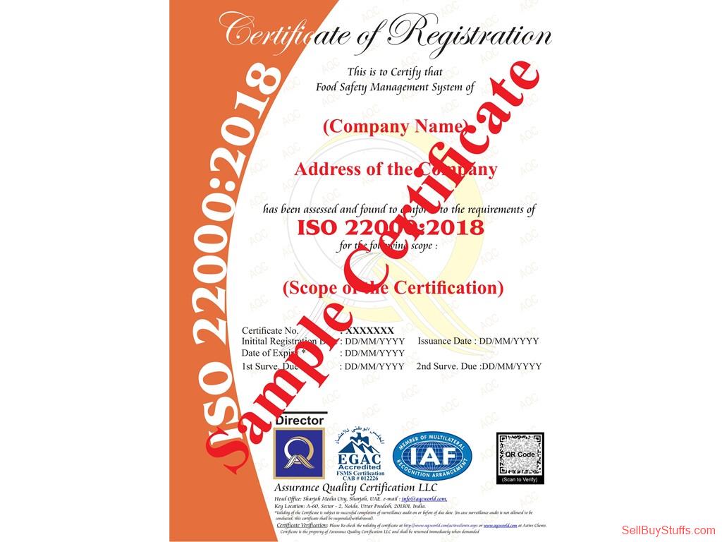 NOIDA Get ISO 22000:2018 Certification in India for Food Safety