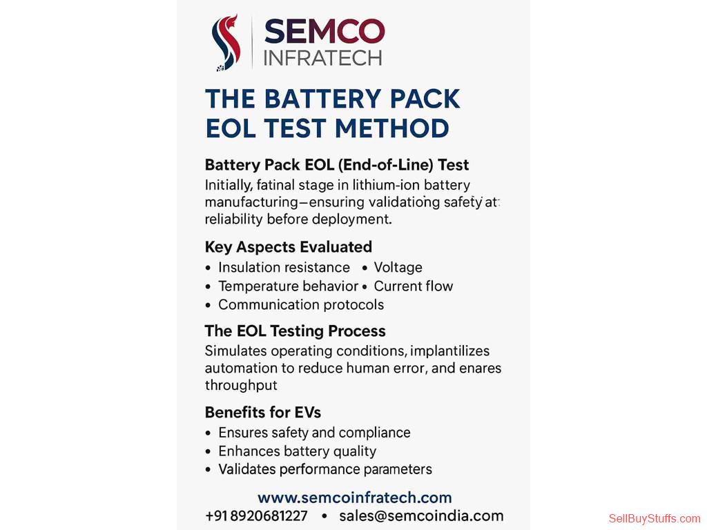 Delhi Battery Production Floor Testing Solutions from Semco Infratech