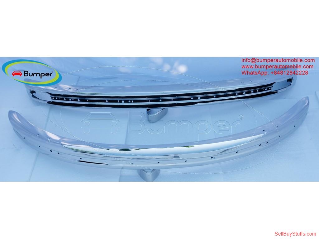 Delhi Volkswagen Beetle bumpers 1975 and onwards by stainless steel  (VW Käfer Stoßfänger satz ab 1975) new1