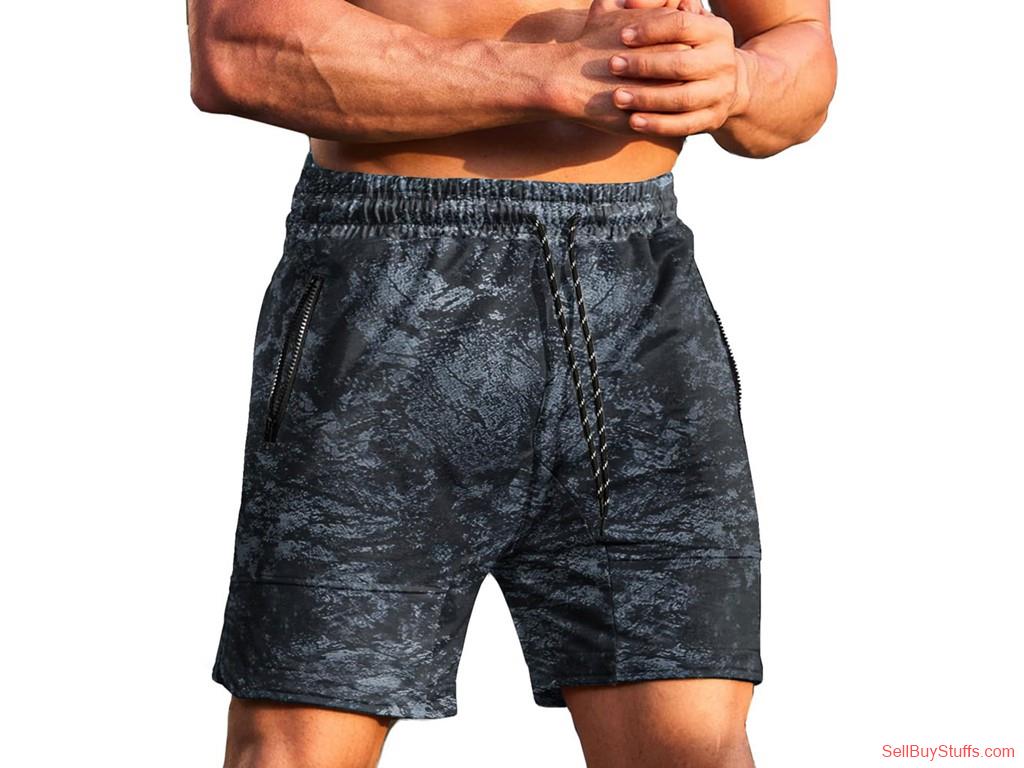 Chandigarh Men's Gym Workout Shorts Athletic Training Shorts Fitted Weightlifting.