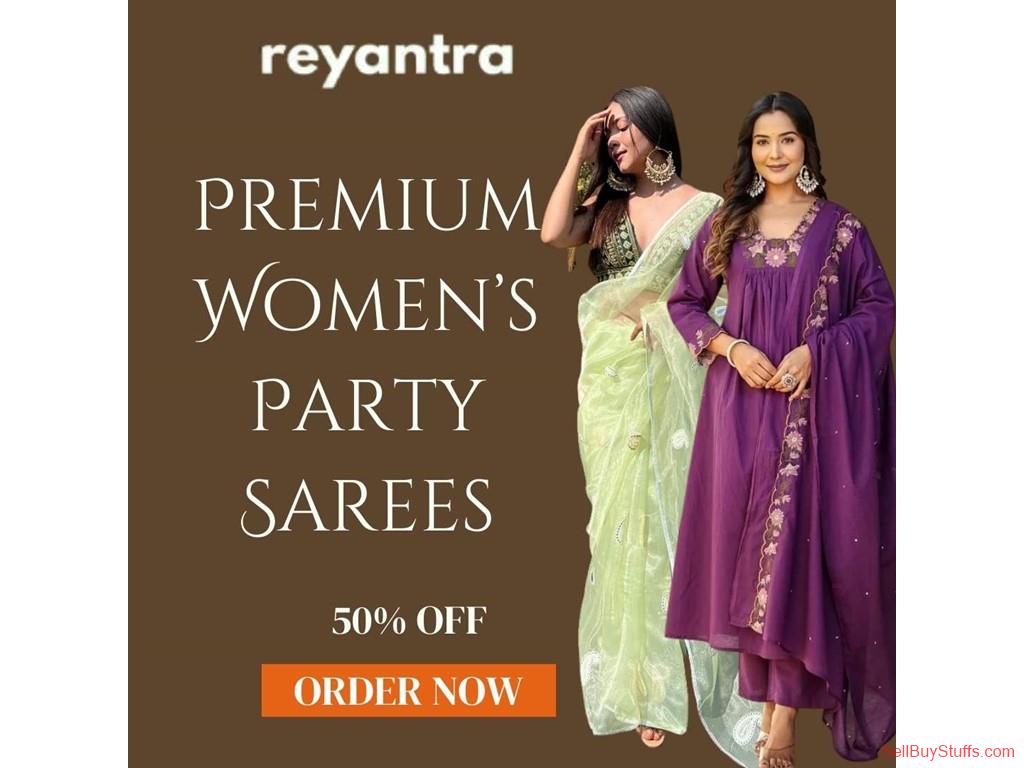 Raigarh Buy Cotton Kurta Sets with Dupatta & Party Wear Sarees Online at Reyantra