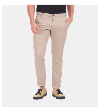 Mumbai Flat-Front Trousers with Insert Pockets