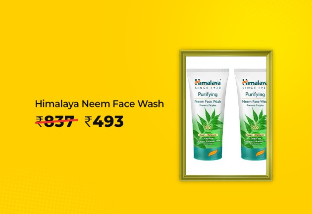 Pune Himalaya Neem Face Wash (450 ml) @ Rs 493 Worth Rs 837