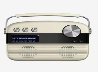 Mumbai Saregama Carvaan Digital Audio Player (Porcelain White)